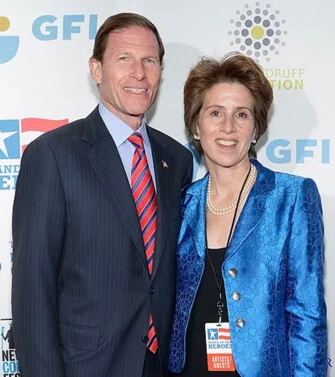 Cynthia Malkin and her husband, Richard Blumenthal.